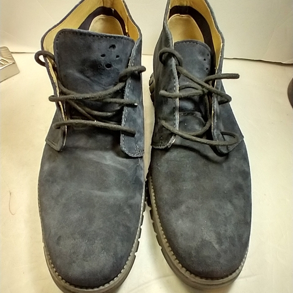 Cole Haan Zerogrand Blue Suede Chukka Boots Men's sz 11M. - Picture 3 of 10